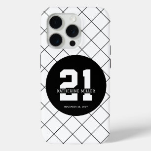 Personalisiert 21. Geburtstag Modern und elegant Case-Mate iPhone Hülle