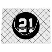 Personalisiert 21. Geburtstag Modern und elegant Große Geschenktüte (Vorderseite)