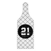 Personalisiert 21. Geburtstag Modern und elegant Schneidebrett (Vorderseite)