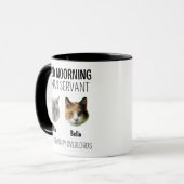 Personalisiert 2 Cat Foto Tasse (Vorderseite Links)