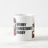 Personalisiert 2 Foto Frohe Weihnachten Kaffeetasse (Mittel)