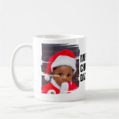 Personalisiert 2 Foto Frohe Weihnachten Kaffeetasse (Links)