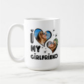 Personalisiert 2 Foto I Liebe Meine Freundin Kaffeetasse (Links)