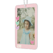 Personalisiert 2 Foto und 2 Name Autolufterfrischer (Links)