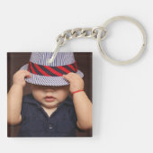 Personalisiert 2 Foto (vorne und hinten) Schlüssel Schlüsselanhänger (Rückseite)