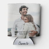 Personalisiert 2 Fotomaterial beidseitig Dosenkühler (Vorderseite)