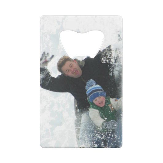 Personalisiert 2 Fotomaterial beidseitig Geldbeutel Flaschenöffner (Rückseite)
