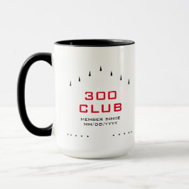Personalisiert 300 Clubmitglied Bowling Lane Marki Tasse