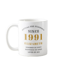 Personalisiert 30. Geburtstag 1991 Eleganter Name