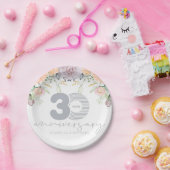 Personalisiert 30. Hochzeitstag Pappteller (Party)