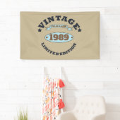 Personalisiert 30 Vintag 30. Geburtstag Party Banner (Insitu)