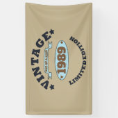 Personalisiert 30 Vintag 30. Geburtstag Party Banner (Vertikal)