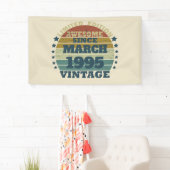 Personalisiert 30 Vintag 30. Geburtstag Party Banner (Insitu)