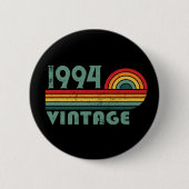 Personalisiert 30 Vintag 30. Geburtstag Party Button (Vorderseite)