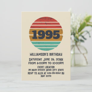 Personalisiert 30 Vintag 30. Geburtstag Party Einladung