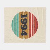 Personalisiert 30 Vintag 30. Geburtstag Party Fleecedecke (Vorderseite (Horizontal))