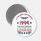 Personalisiert 30 Vintag 30. Geburtstag Party Magnet (Vorderseite/Rückseite)