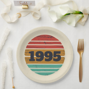 Personalisiert 30 Vintag 30. Geburtstag Party Pappteller