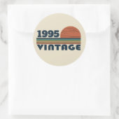 Personalisiert 30 Vintag 30. Geburtstag Party Runder Aufkleber (Tasche)