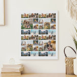 Personalisiert 32 Fotomaterial Künstlicher Leinwanddruck<br><div class="desc">Erstellen Sie Ihre eigene Personalisierte 32 Collage Leinwand</div>