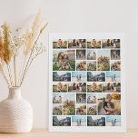Personalisiert 32 Fotomaterial Künstlicher Leinwanddruck<br><div class="desc">Erstellen Sie Ihre eigene Personalisierte 32 Collage Leinwand</div>