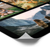 Personalisiert 32 Fotomaterial Poster (Ecke)