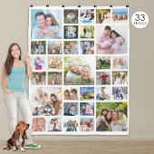 Personalisiert 33 Fotomaterial Vorlage weiß Fleecedecke