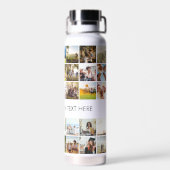 Personalisiert 35 FotoCollage hinzufügen Trinkflasche (Rückseite)