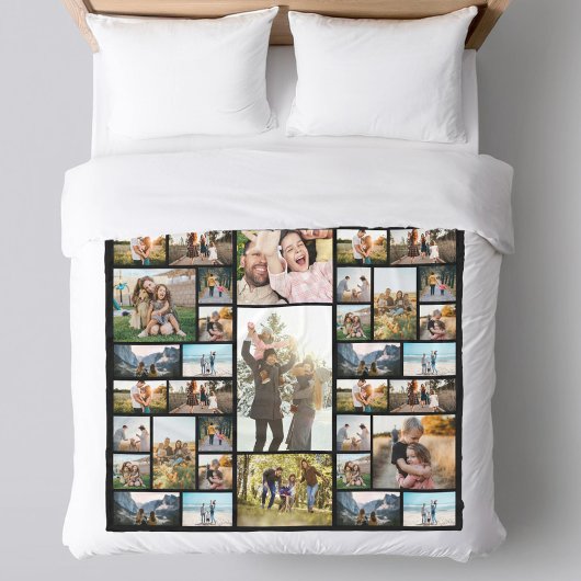 Personalisiert 35 Fotomaterial Fleecedecke