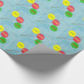 Personalisiert 3 Balloons Geburtstagskorb Geschenkpapier (Ecke)