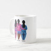 Personalisiert 3 Beste Freundschaftsangebot Kaffeetasse (Vorderseite Links)