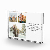 Personalisiert 3 Foto-Block für FotoCollage und An Fotoblock (Rechts)