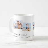 Personalisiert 3 Foto Einzigartige Hochzeit Kaffeetasse (Vorderseite Links)
