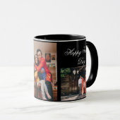 Personalisiert 3 Foto und Text weiß Tasse (VorderseiteRechts)