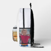 Personalisiert 3 Foto- und Vorlage für benutzerdef Bedruckter Rucksack (Rechts)