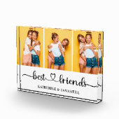 Personalisiert 3 FotoCollage Beste Freunde für imm Fotoblock (Rechts)