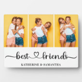 Personalisiert 3 FotoCollage Beste Freunde für imm Fotoplatte (Vorderseite)