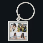 Personalisiert 3 Schlüsselanhänger für FotoCollage<br><div class="desc">Personalisiert 3 Foto Collage Schlüsselanhänger.</div>