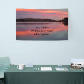 Personalisiert 3 Zeilen Text Fisherman Retirement Banner (Messeveranstaltung)