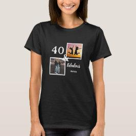 Personalisiert 40 & fabelhafte Frauengeschenk T-Shirt
