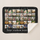 Personalisiert 40 Fotomaterial Sherpadecke (Vorderseite (Horizontal))