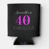 Personalisiert 40. Geburtstag 40 Fantastischer Neo Dosenkühler (Vorderseite)