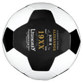 Personalisiert 40. Geburtstag Fußball (Gedreht)