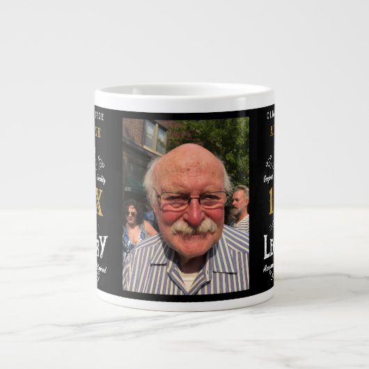 Personalisiert 40. Geburtstag Jumbo-Tasse (Vorderseite)