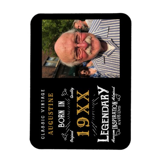 Personalisiert 40. Geburtstag Magnet (Vertikal)