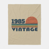 Personalisiert 40 Vintag 40. Geburtstag Party Fleecedecke (Vorderseite)