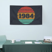Personalisiert 40 Vintages Party Banner (Messeveranstaltung)