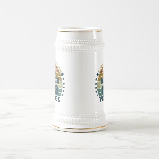 Personalisiert 40 Vintages Party Bierglas (Mittel)