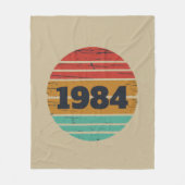 Personalisiert 40 Vintages Party Fleecedecke (Vorderseite)