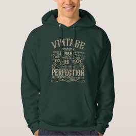 Personalisiert 40 Vintages Party Hoodie